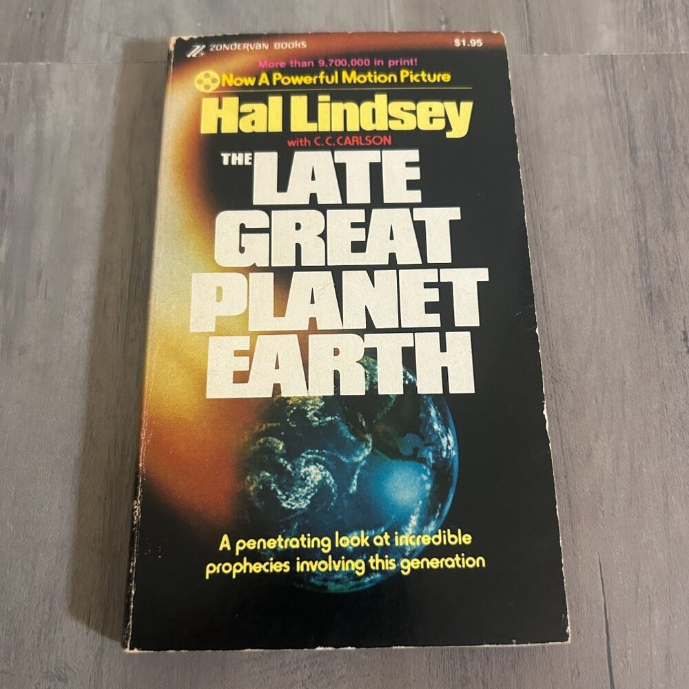 The Late Great Planet Earth Paperback Hal Lindsey 1977 59th Print Zondervan